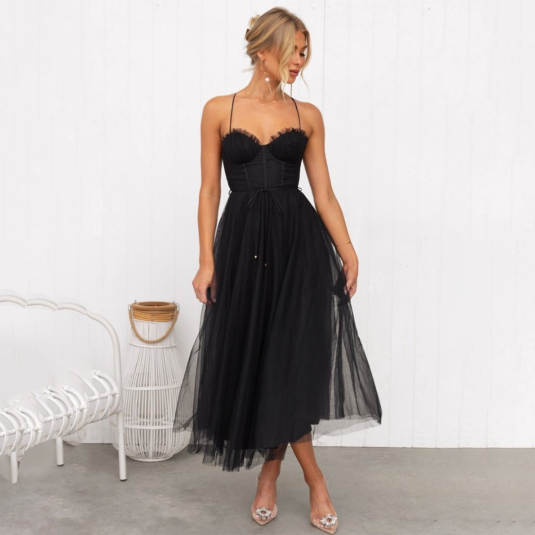 Savannah | Women's Spaghetti Strap Midi Dress, Flattering Summer Dress for Holidays and Everyday Wear, Flattering Summer Dress for Holidays and Everyday Wear - image 4