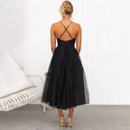 Savannah | Women's Spaghetti Strap Midi Dress, Flattering Summer Dress for Holidays and Everyday Wear, Flattering Summer Dress for Holidays and Everyday Wear - image 6