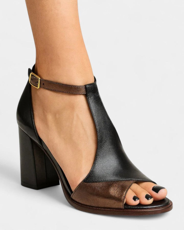 Skye | Women's Orthopaedic Block Heel Shoes, Elegant Slip-On Heels | Direct Attire