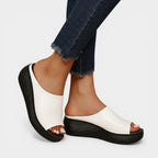 Tahnee | Women's Orthopaedic Slip-On Sandals, Comfort Everyday Sandals | Direct Attire | Blanco