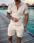 Torin | Men's Polo and Shorts Two-Piece Set, Coordinated Summer Set | Direct Attire