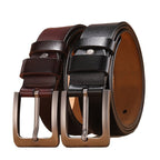 Tristan | Men's Leather Belt with Pin Buckle, Classic Leather Belt | Direct Attire