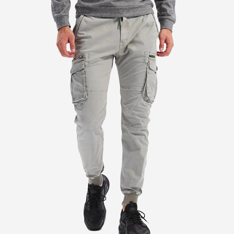 William | Men's Cargo Joggers, Relaxed-Fit Trousers | Direct Attire | Green
