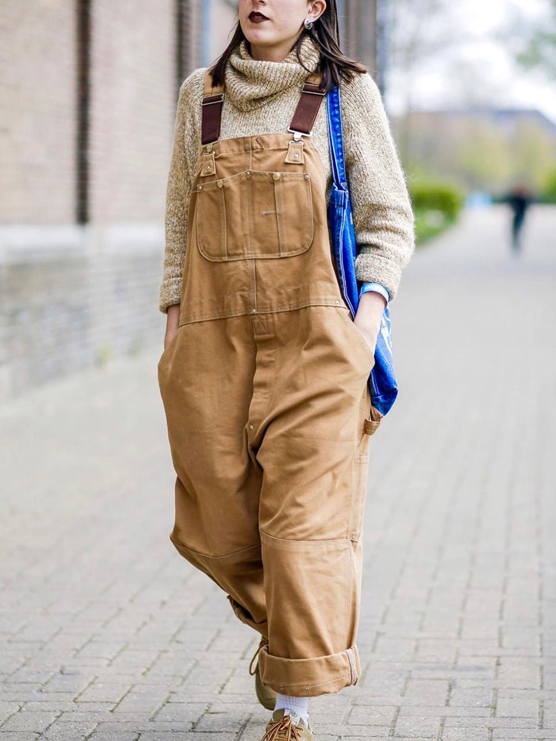 Yasmin | Women's Cotton Adjustable Dungarees, Utility Dungarees | Direct Attire