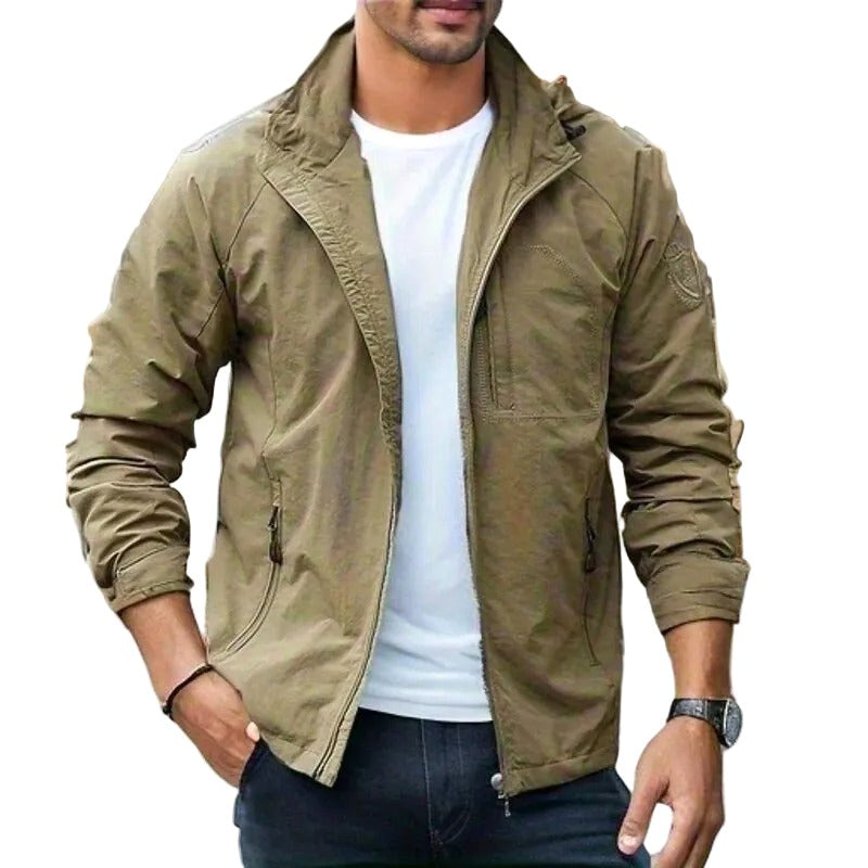 Zac | Men's Waterproof Cargo Jacket, Lightweight Outdoor Jacket | Direct Attire